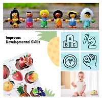 Wooden Fruits Puzzle Board with Knob for Kids - Age 2-5 years (Pack of 1Pc)-thumb1