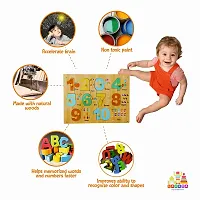 Wooden 1-10 Number with Picture Puzzle for Kids - Age 2-5 years (Pack of 1Pc)-thumb4