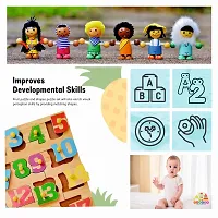 Wooden 1-20 Number Puzzle Board for Kids - Age 2-5 years (Pack of 1Pc)-thumb1