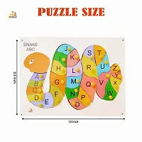 Wooden Hindi Vowel with Picture Puzzle for Kids - Age 2-5 Y (Pack of 1Pc)-thumb1