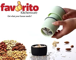 Faverito ABS 3 in 1 Plastic Dry Fruit and Paper Mill Grinder Slicer, Chocolate Cutter and Butter Slicer with 3 in 1 Blade (Multicolor Pack of 1)-thumb2