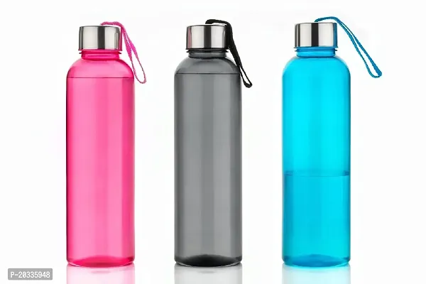 Faverito Plastic Water Bottle Set for Fridge, Office, Sports, School, Gym, Yoga 1000ml Water Bottle Unbreakable  Leak-Proof (6)-thumb2