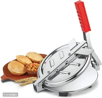 Faverito Stainless Steel 6.5 inch Puri Maker Press Machine with Handle-thumb4