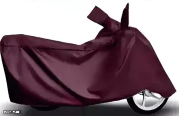 Protective Waterproof Two Wheeler Cover for Bajaj Scooty, Maroon-thumb0