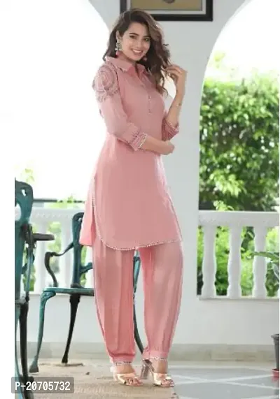 Women Stylish Cotton Kurta with Bottom Set