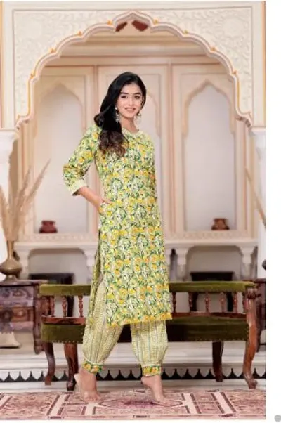 Women Stylish Kurta with Bottom Set