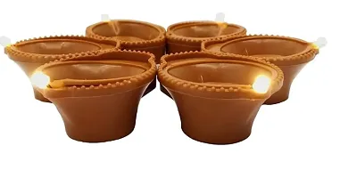 Set of 24 - Water Sensor Led Diya's Candle-thumb1