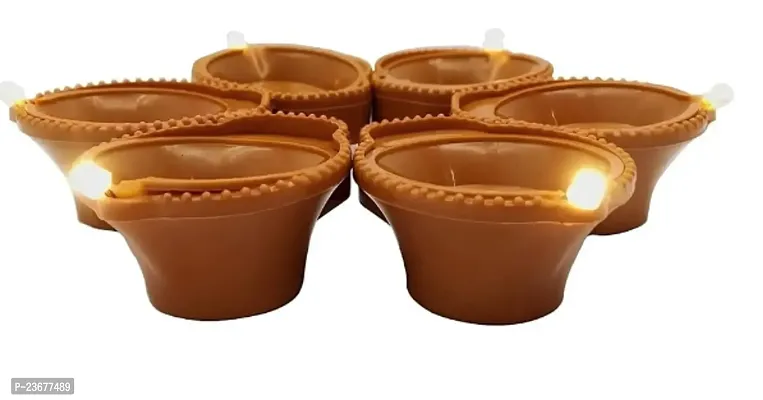 Set of 24 - Water Sensor Led Diya's Candle-thumb2