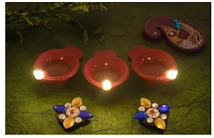 Set of 24 - Water Sensor Led Diya's Candle-thumb3