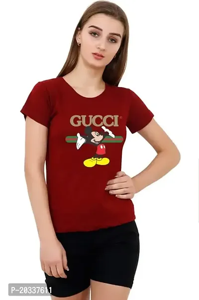 Shanaya Collection Gucci Mickey Top Red S-thumb0