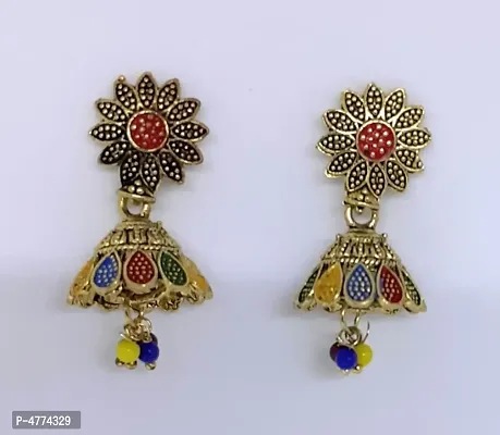 Trendy Alloy Jhumki Earring for Women-thumb0