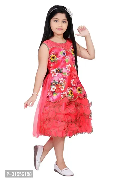 Stylish Cotton Printed Frock for Kid Girl-thumb3