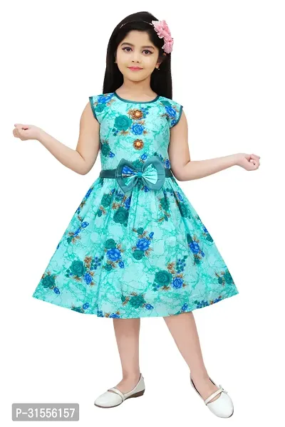 Stylish Cotton Printed Frock for Kid Girl