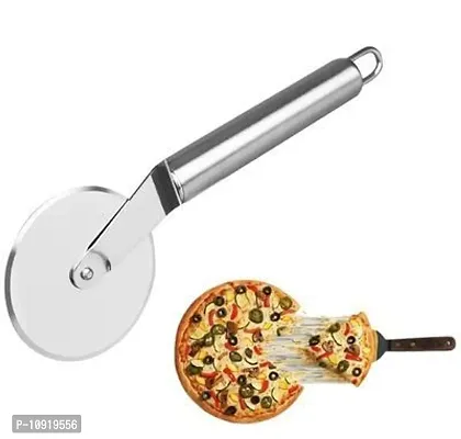 Stylish Stainless Steel Pizza Cutter-thumb0