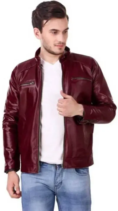 Stylish Leather Jacket For Men