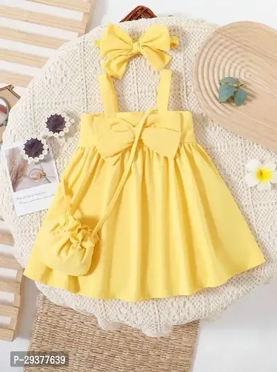 Stylish Crepe Dress for Baby Girl