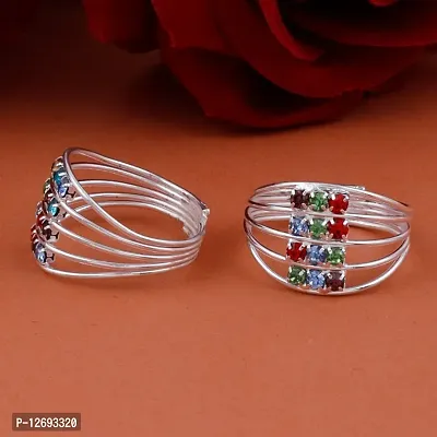 Styleejewel Sterling Silver Toe Rings For Women | 925 Sterling Silver Toe  Ring | Anniversary-Gift For wife | Toe Rings For Women Silver Pure |  Bichiya Set For Women Chandi | Round |