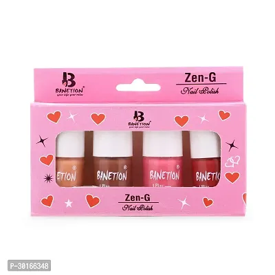 Banetion Non UV Gel Finish Nail Polish 9ml Pack of 4-thumb0