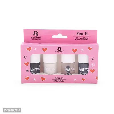 Banetion Non UV Gel Finish Nail Polish 9ml Pack of 4