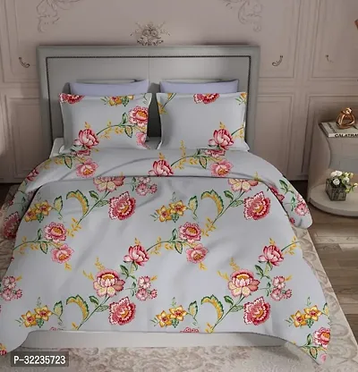 Stylish Cotton Printed Bedsheet with Pillow Cover