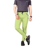 SAYONA ART Men's Slim Fit Track Pants Lycra Stretchable Regular Fit Joggers-thumb3