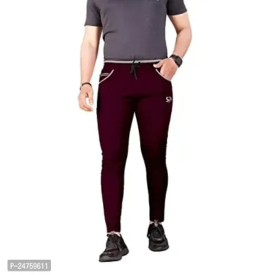 Buy SAYONA ART Men's Slim Fit Track Pants Lycra Stretchable