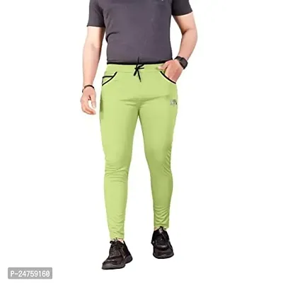 SAYONA ART Men's Slim Fit Track Pants Lycra Stretchable Regular Fit Joggers-thumb0