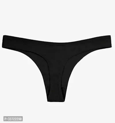 Comfortable Black Cotton Hipster Panty For Women-thumb0