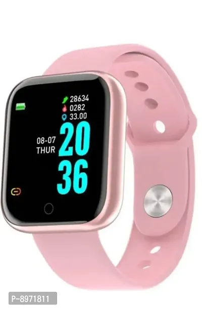 Stylish Pink Smart Watches For Women-thumb0