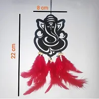 MAC Enterprise Car Dream Catcher for Small Hanging Ganesh with Feather-thumb4