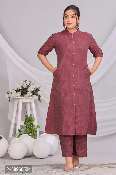 Fancy Cotton Kurta Bottom Set For Women