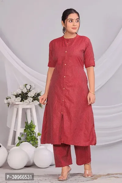 Fancy Cotton Kurta Bottom Set For Women