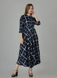 Awesome Rayon Printed Anarakali Kurta For Women-thumb3