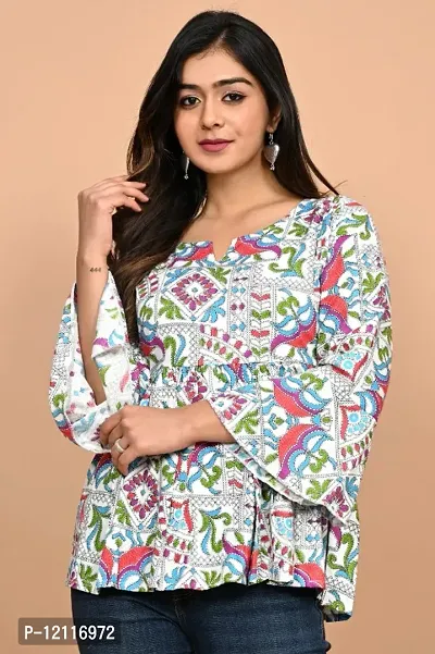 Fancy Rayon Kurti for Women-thumb0