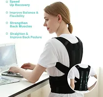Posture Corrector for Men and Women, Back support for Lower and Upper Back Brace Support and Pain Relief belt with Nine inch double Magnetic Plates at back Universal (Small, Medium, Large, XL) 67% off-thumb2