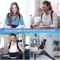 Posture Corrector for Men and Women, Back support for Lower and Upper Back Brace Support and Pain Relief belt with Nine inch double Magnetic Plates at back Universal (Small, Medium, Large, XL) 67% off-thumb1