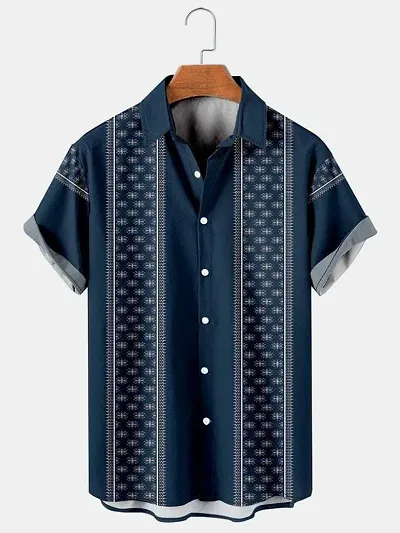 New Launched Cotton Blend Short Sleeves Casual Shirt 