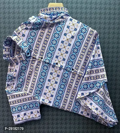 Reliable Multicoloured Cotton Lycra Printed Casual Shirt For Men-thumb2