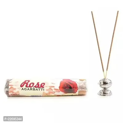 Premium Rose Aggarbatti 6 Rolls (30 Sticks In Each Roll)-thumb0