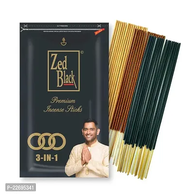 Zed Black 3 In 1 Premium Incense Sticks-thumb0
