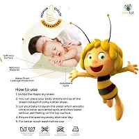 beetot New Born Baby Rapid Dry Sheet, Urine Sheet for New Born Babies, Baby Bed Protector Sheet, Salmon Rose (Super King)-thumb2