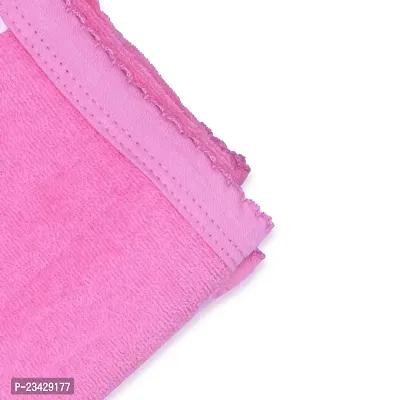 beetot Bath Towel for New Born Baby | Size Length 95 cm and Width 52 cm | Cotton Fabric with Super Soft and High Absorbency, New Born Baby Bath Towel, Washing Cloth for New Born Baby (Pink)-thumb3