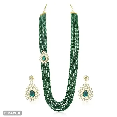 Ankit Creation Gold Plated Traditional Brass Ruby Green Stone Bajuband /Vanki/Armlet Rajwadi Jewellery for Women Design_641