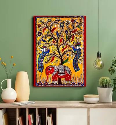 Stylish Kalamkari Art Royal Painting without Frame