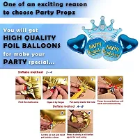 Blue Balloons Garland Arch Kit -47Pcs For Happy Birthday Balloon Decoration Boys, Men, Hisband/Balloon Garland Kit/Ballon Arch Kit/Pink Metallic Helium Ballons/Ballon Items For Deacute;cor-thumb2