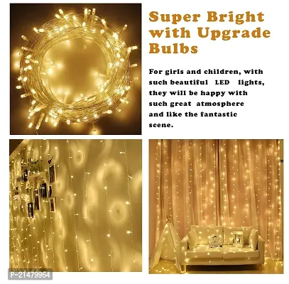 Birthday Decoration Items -49Pcs Rose Gold Birthday Decoration - Curtain Net, Light, Metallic Balloons, Banner , Glue Dot, Arch | Birthday Decoration Items for Girl | Birthday Decorations for Girls-thumb3