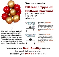 Birthday Decoration Items - Huge 47 Pcs, Red and Golden Balloons for Decoration | Happy Birthday Banner (Cardstock) | Birthday Decoration For Wife | Happy Birthday Decortion for Husband-thumb2