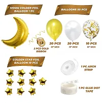 Gold Balloons For Decoration - 65Pcs Set, Happy Birthday Balloons For Decoration  Baby Shower, Birthday Decoration Items-thumb1