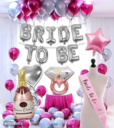 Bride To Be Balloon, Spinster Bridal Shower, Ring Foil Balloons, Metallic Balloons and Foil Balloon For Bachelorette Bride To Be Party Decorations, Bri