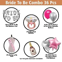 Bride To Be Balloon, Spinster Bridal Shower, Ring Foil Balloons, Metallic Balloons and Foil Balloon For Bachelorette Bride To Be Party Decorations, Bri-thumb1